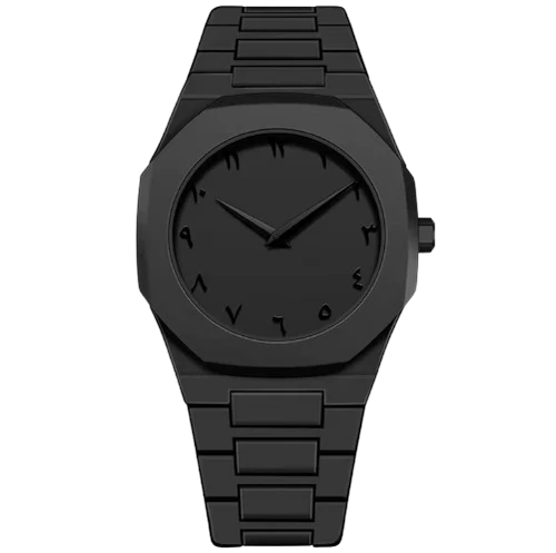 Santoni Black Arabic Watch | Unique Edition for Men