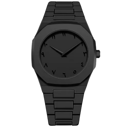 Santoni Black Arabic Watch | Unique Edition for Men