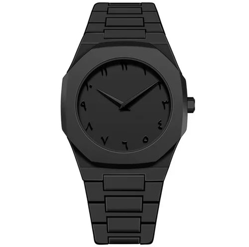 Santoni Black Arabic Watch | Unique Edition for Men