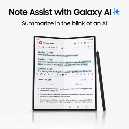 Samsung Galaxy Z Fold 6 512GB 5G - Silver Shadow (Unlocked)