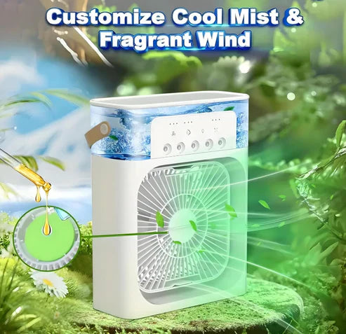 Ice containable Container Fan